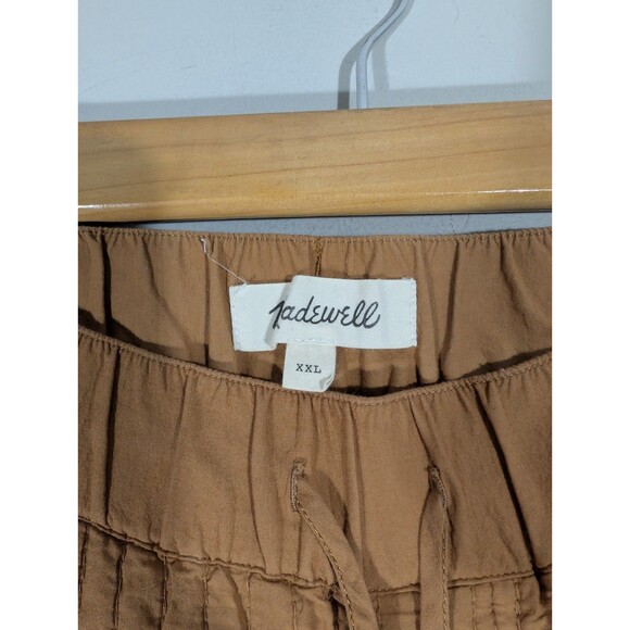 Madewell Womens Warm Hickory Quilted Pull On Tapered Pants Plus Sz XXL Lagenlook - Picture 3 of 9